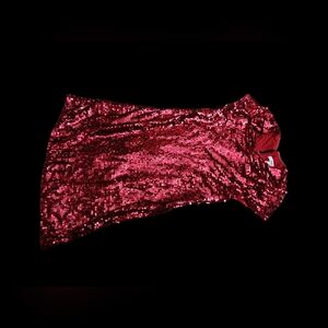 AKA Girls size 8    Red Sequin Party Dress